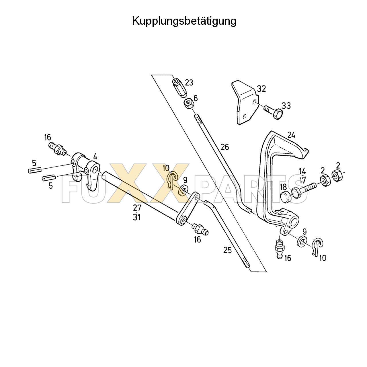 D 2807 Kupplungsbetätigung