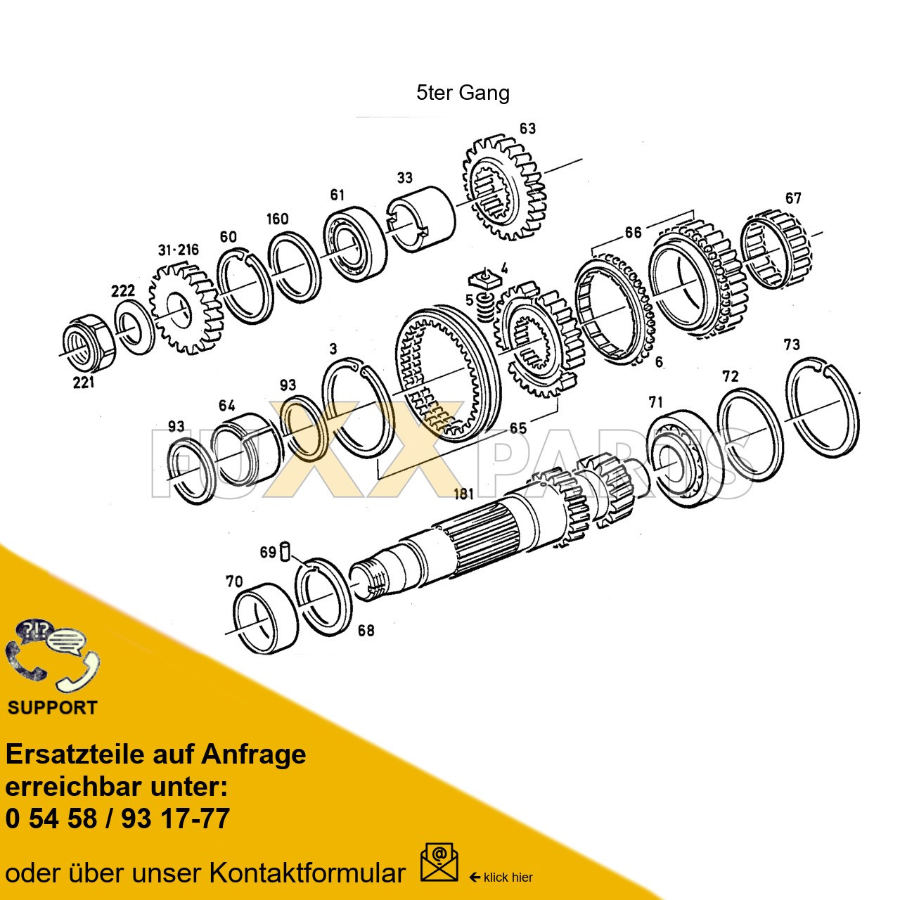 DX 140-76XX Wechselgetriebe Lastschaltung 5