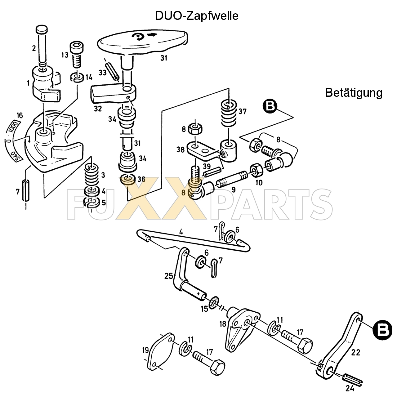 D 6807 C DUO-Zapfwelle 1