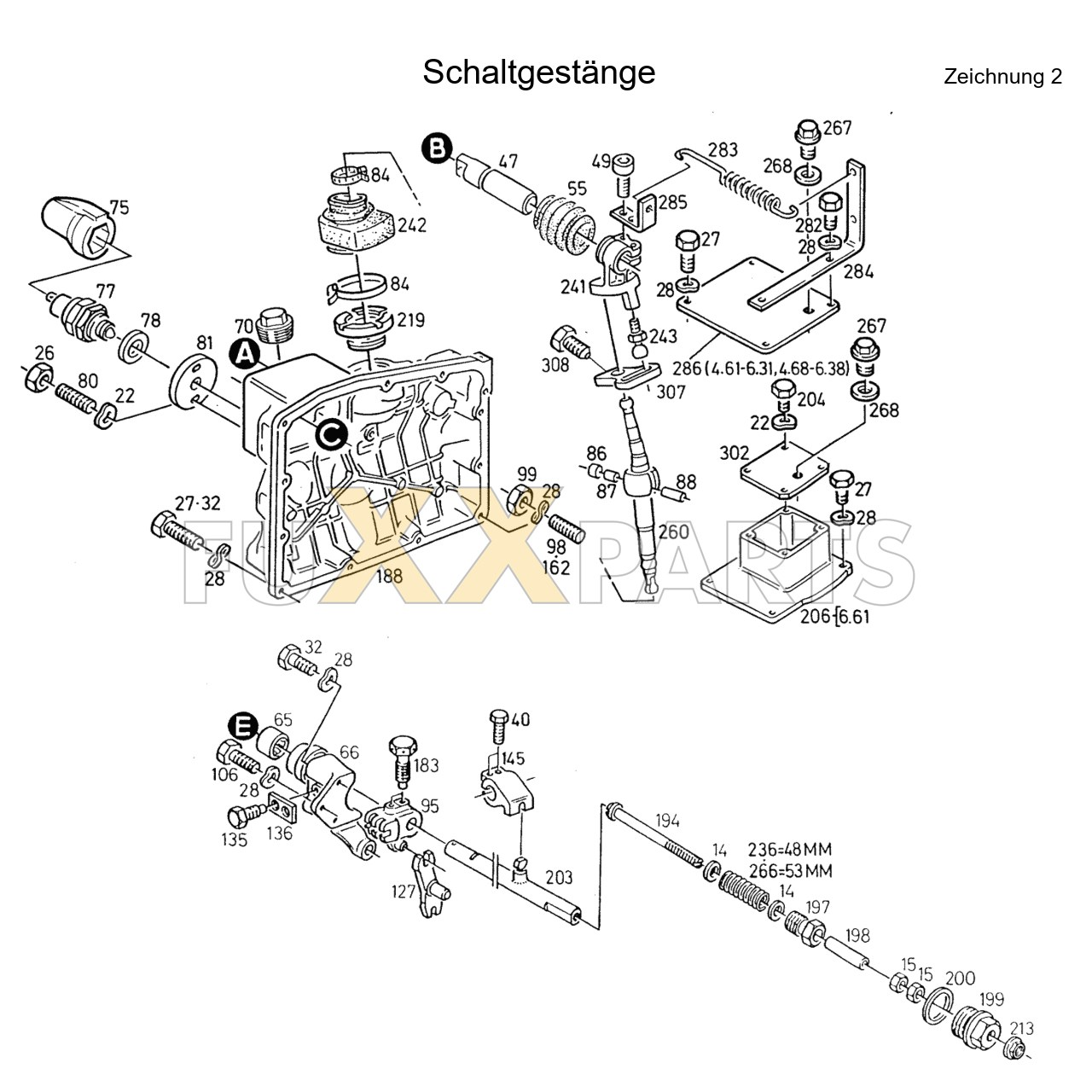 AgroStar 4.61 Schaltgestänge 2