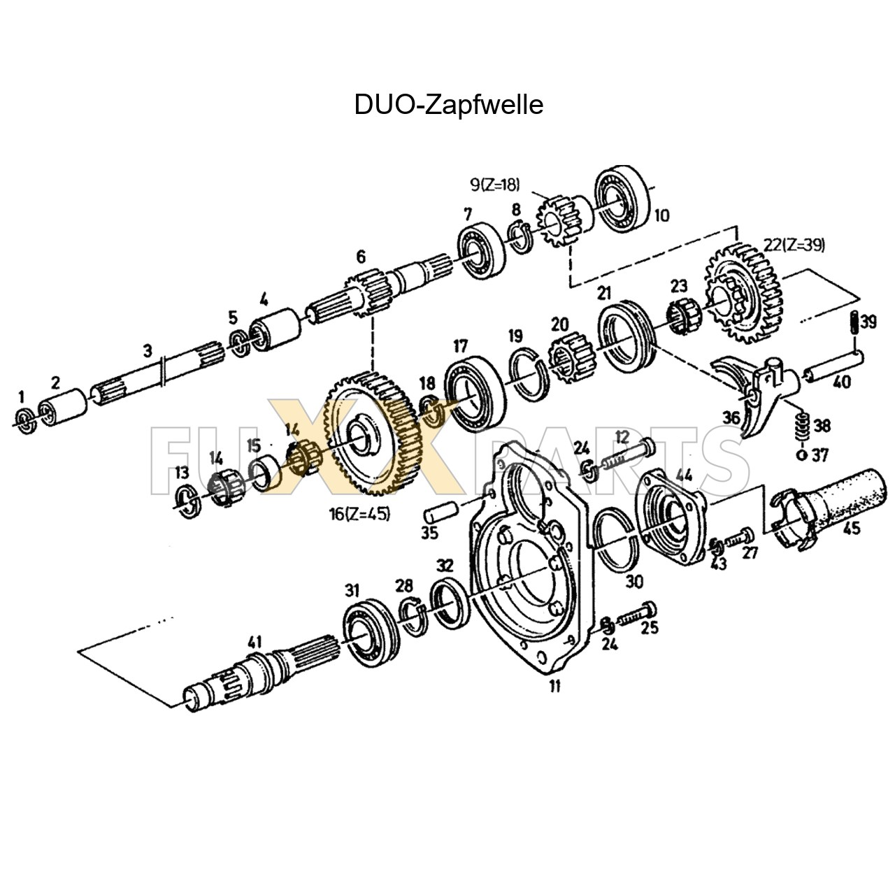 DX 3.70SC Zapfwelle 2