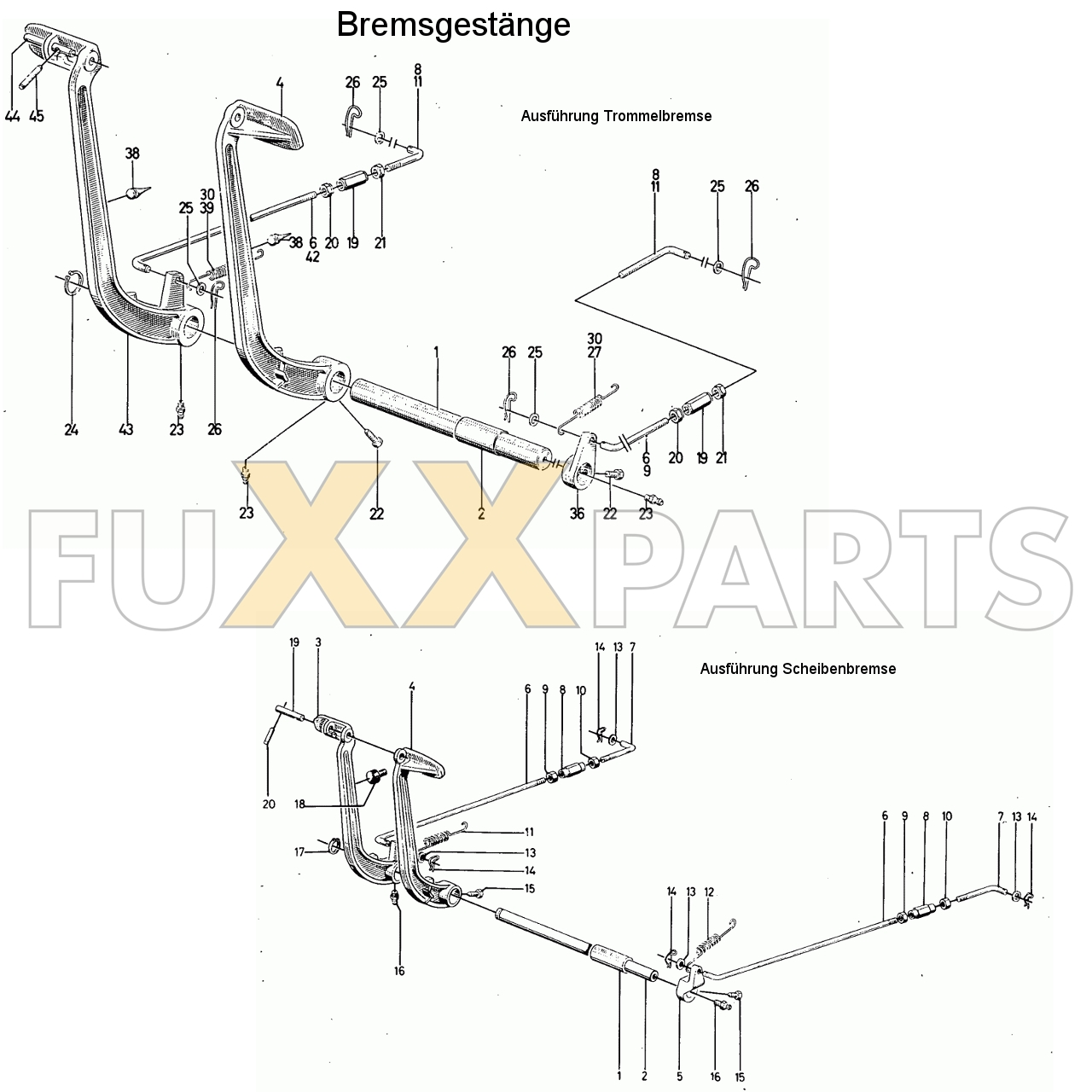 D 3006 Bremsgestänge