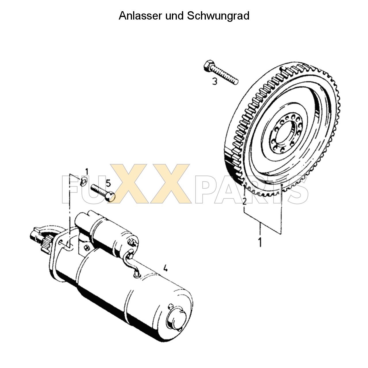 AgroPrima 6.06 Anlasser und Schwungrad