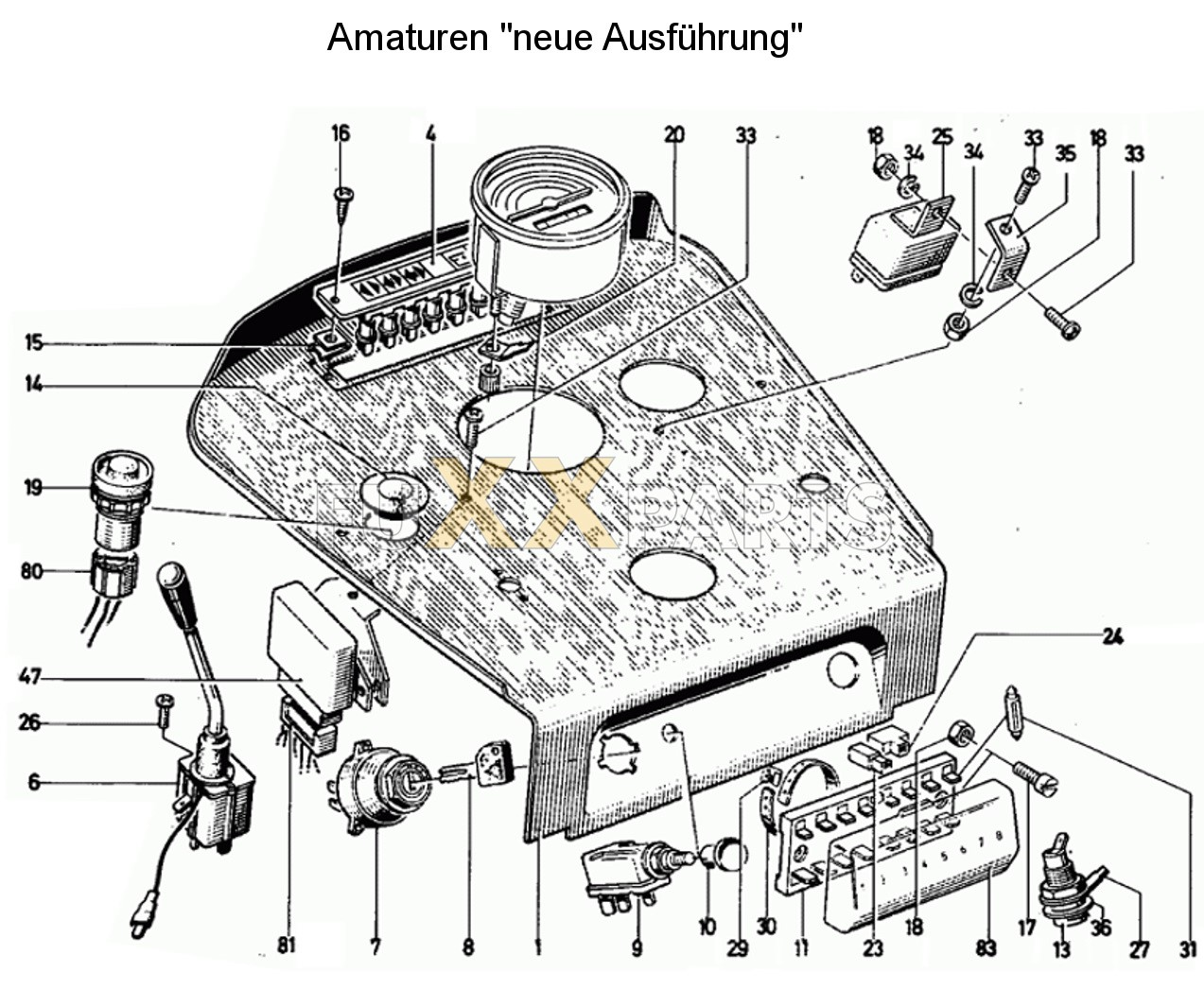 D 5206 Amaturen neue Ausführung