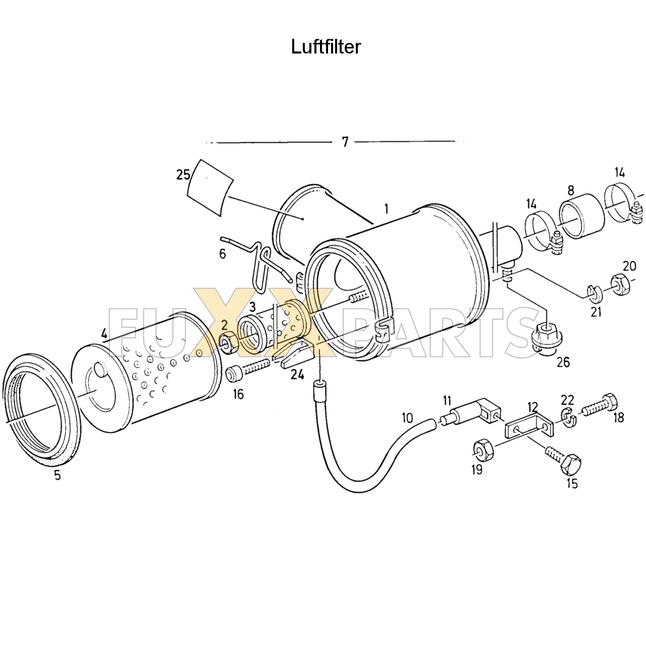 D 7807 Luftfilter