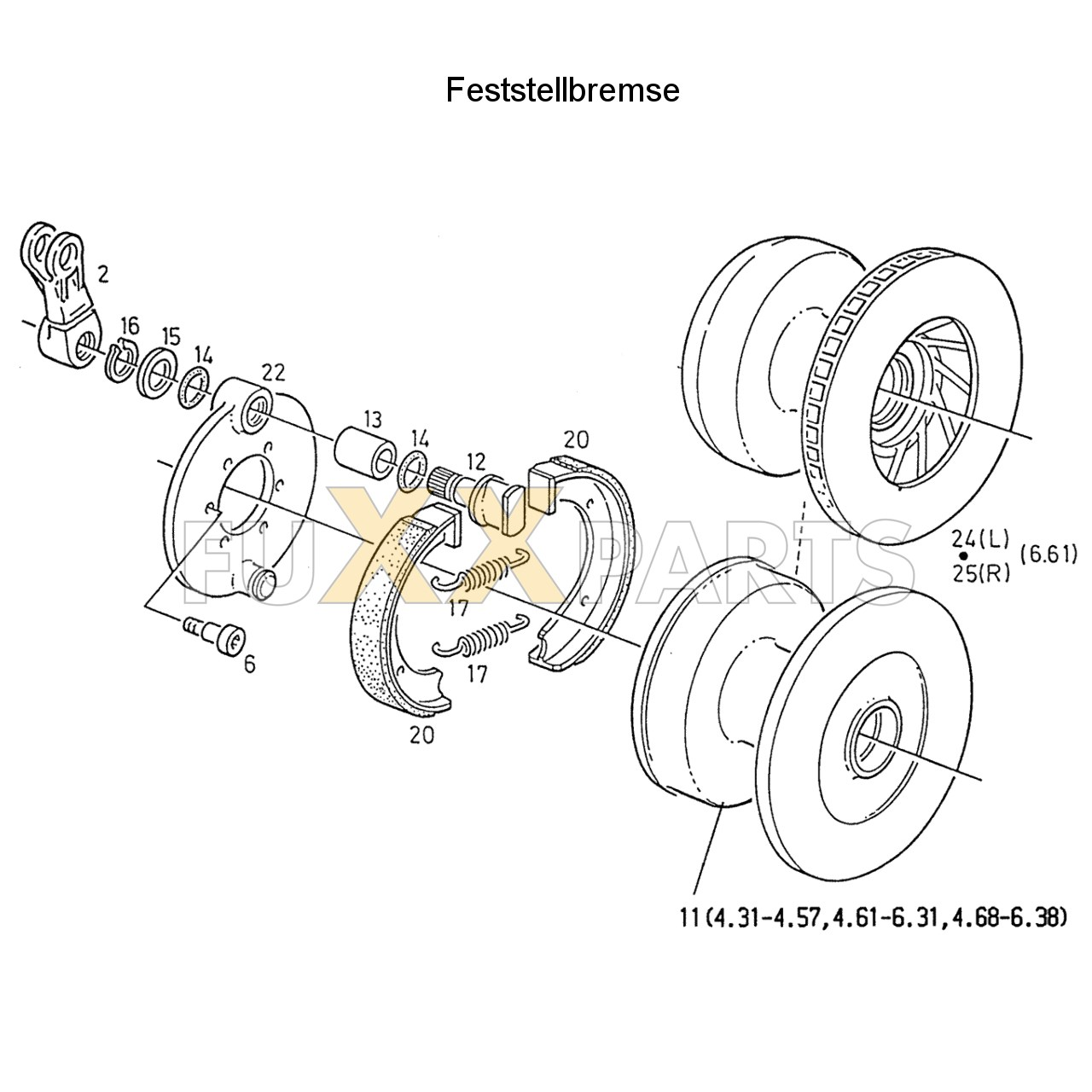 AgroPrima 4.56 Feststellbremse