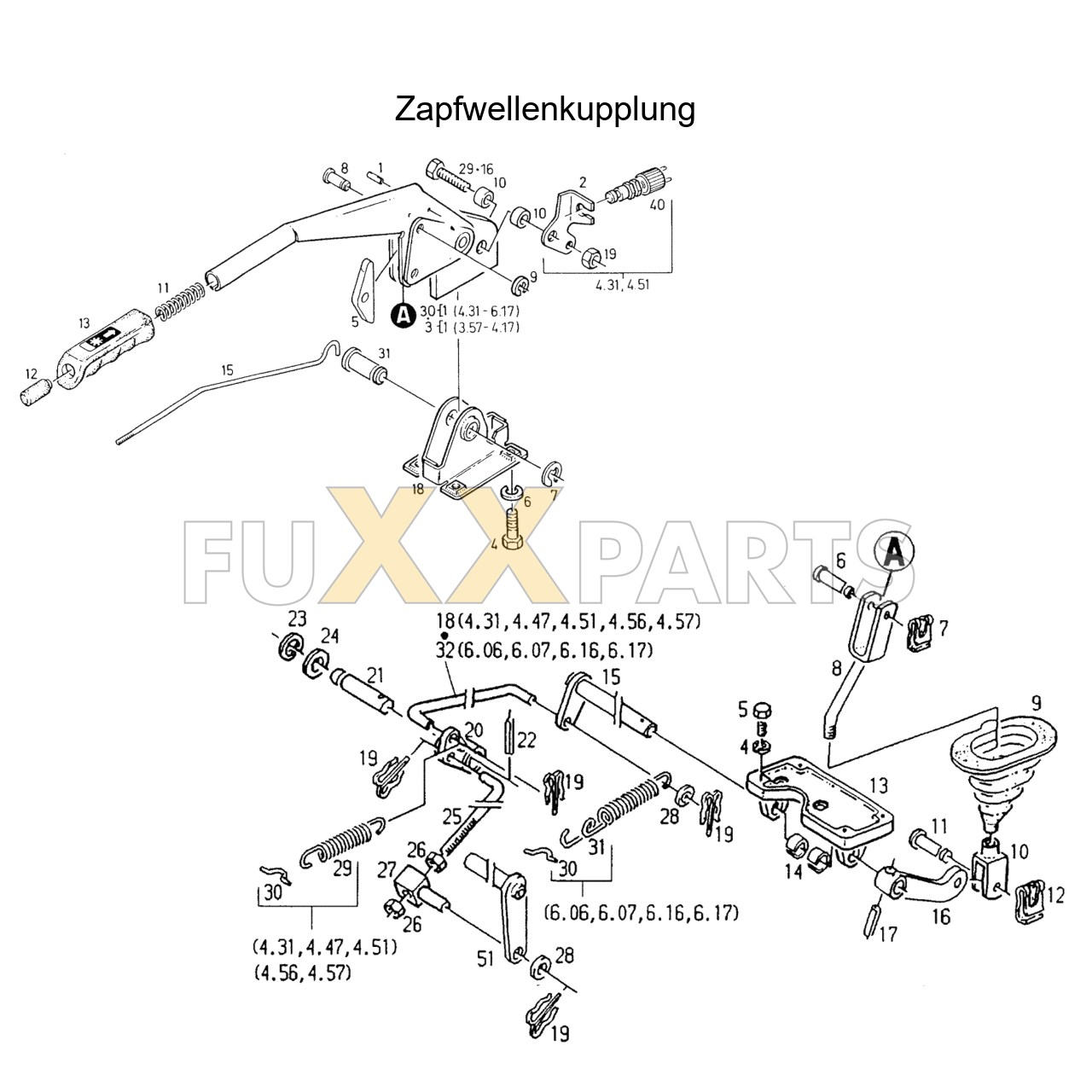 AgroXtra 4.57 Zapfwellenkupplung