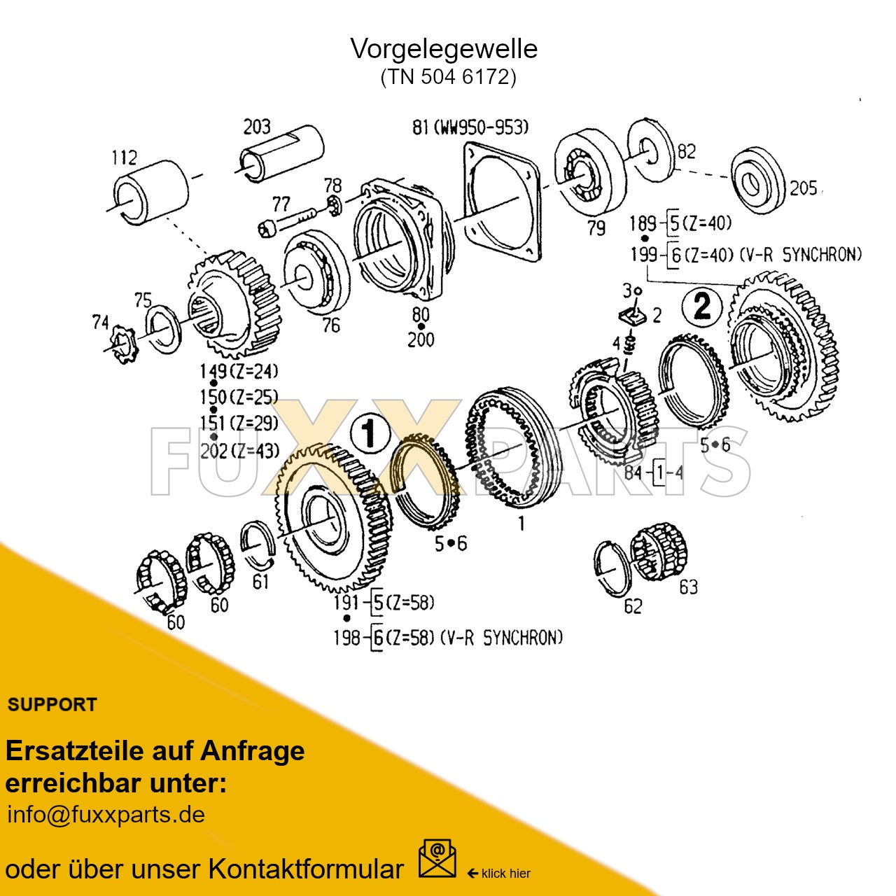 AgroXtra 4.07 Getriebewelle DualSplit 4