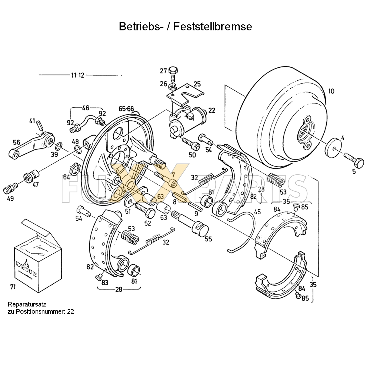 D 6807 C Betriebs- Feststellbremse 1