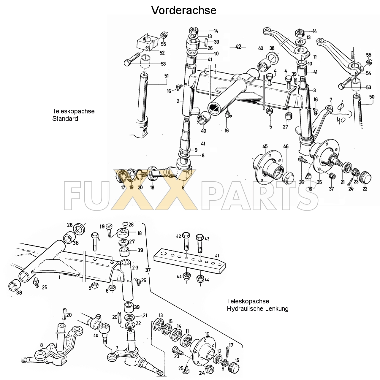 D 10006 Vorderachse