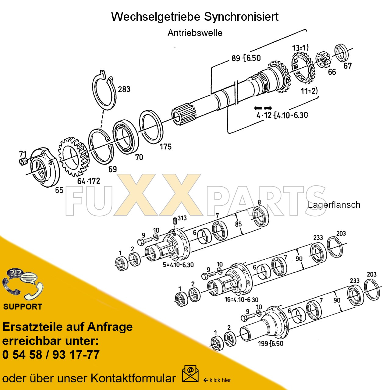 DX 4.10 Wechselgetriebe 1