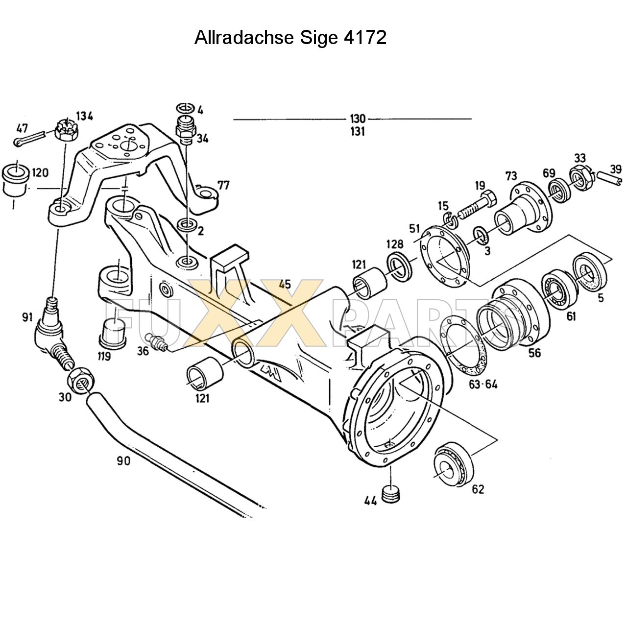 D 7807 C Allradachse