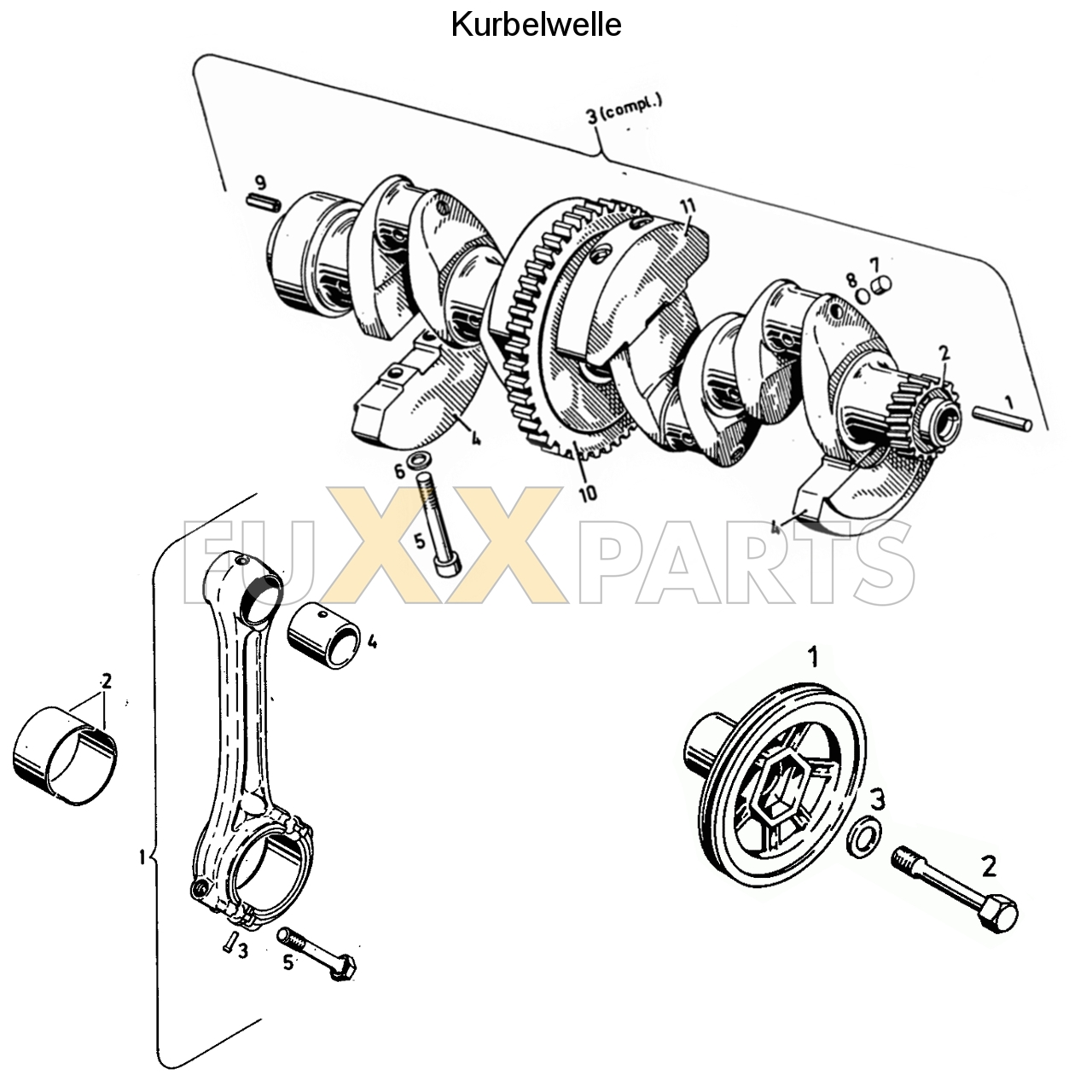 D 6206 Kurbelwelle