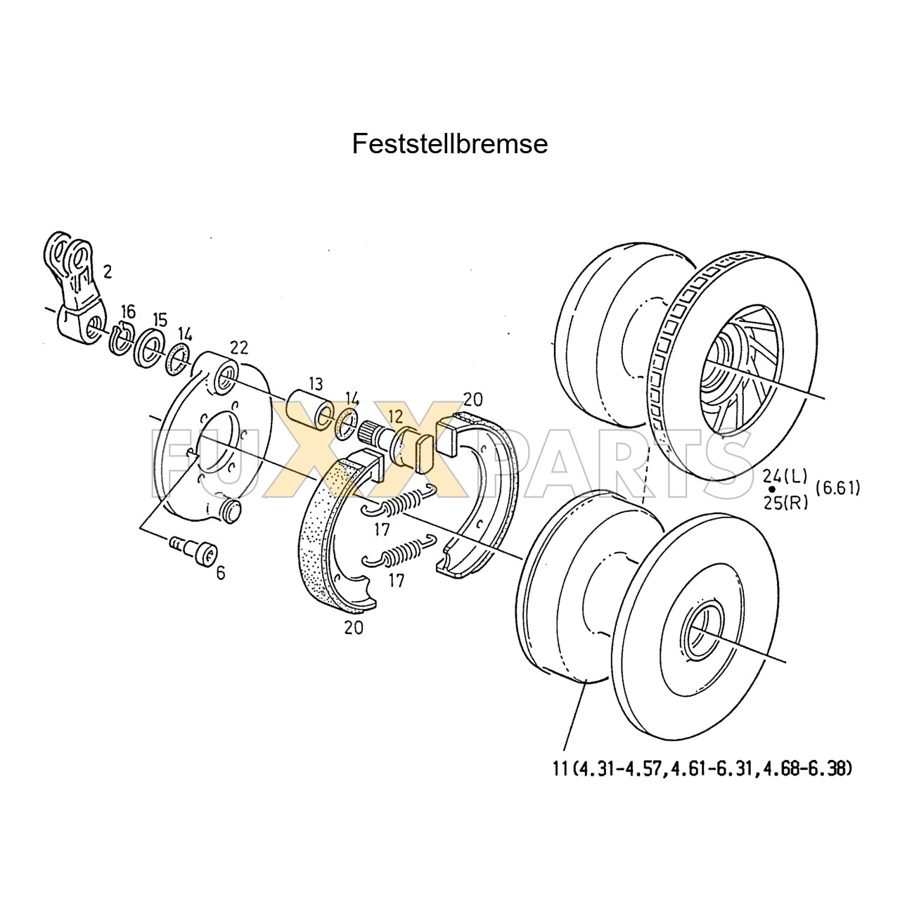AgroXtra 6.17 Feststellbremse