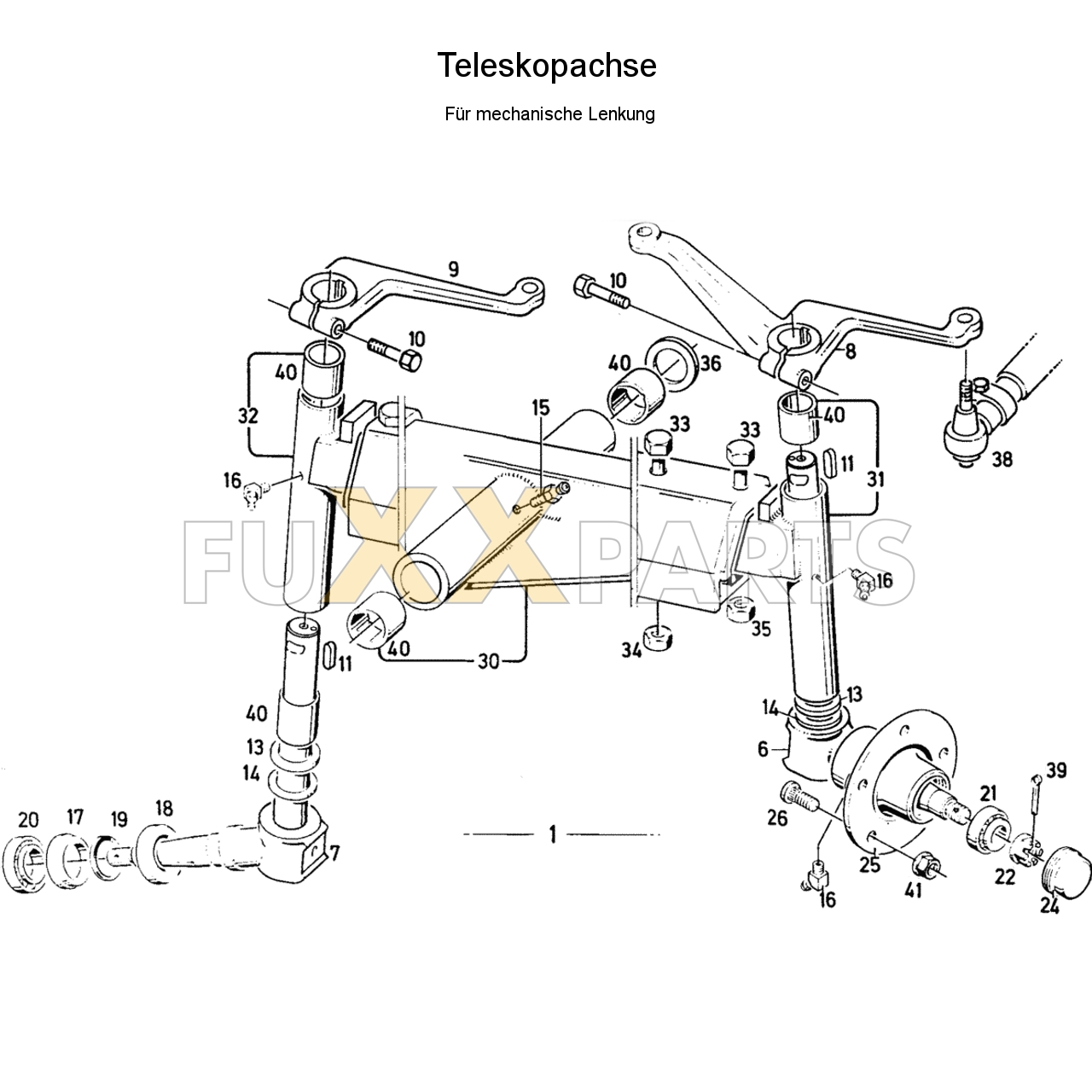 D 6807 Teleskopachse mech.