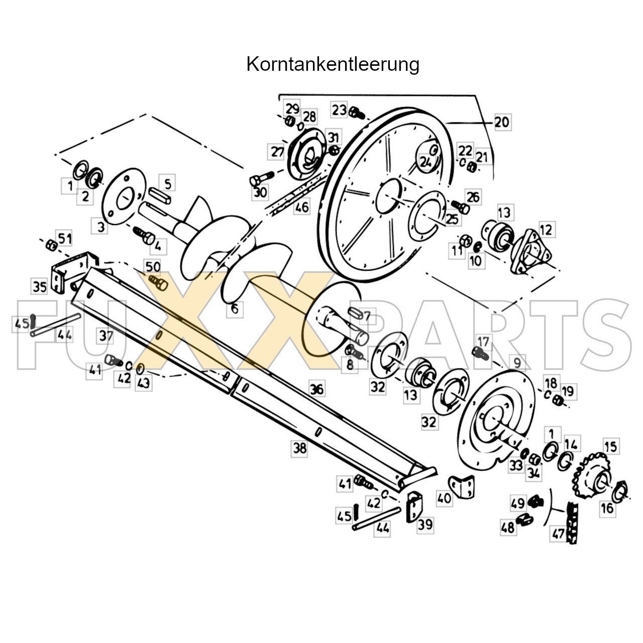 4080 Korntankentleerung