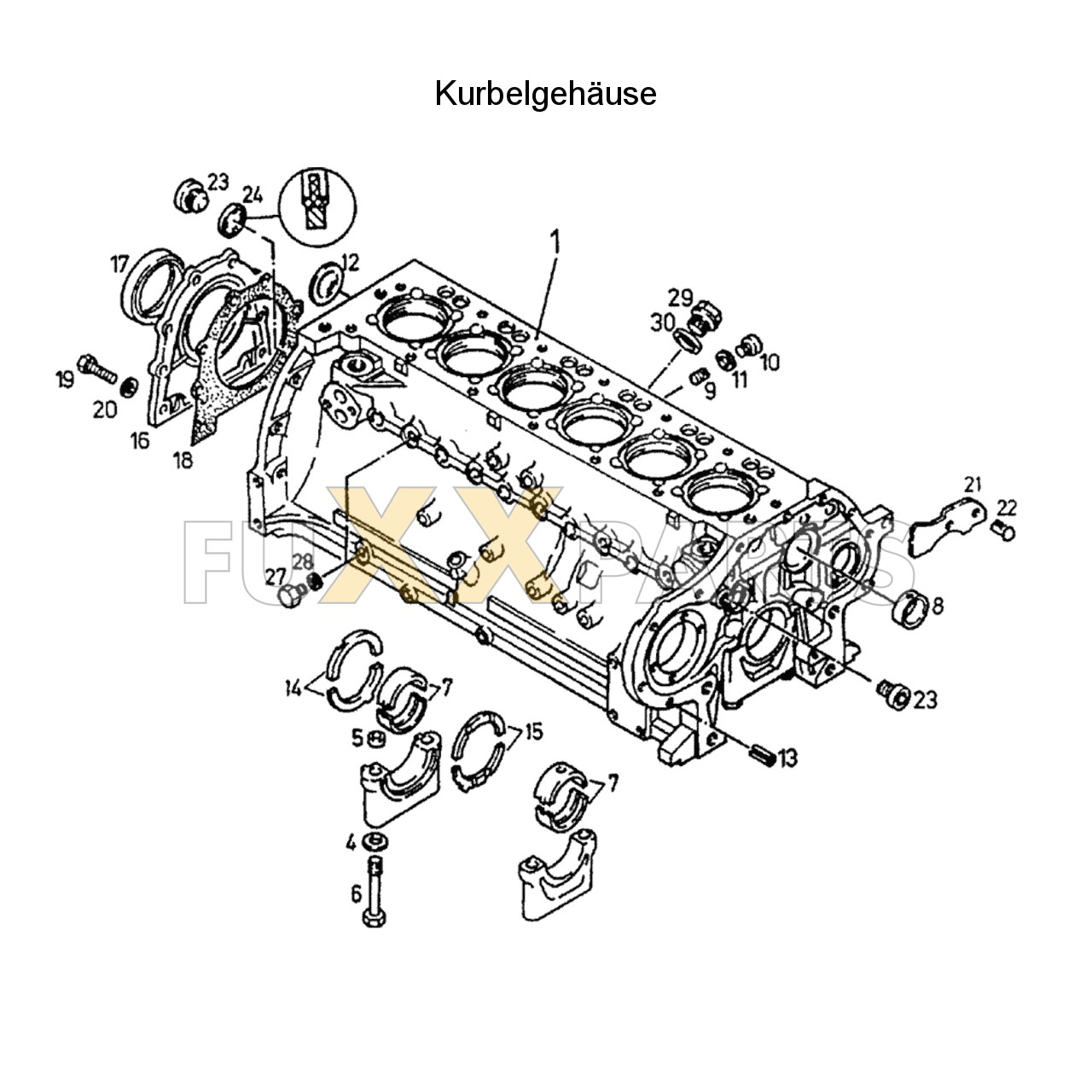 DX 120-78XX Kurbelgehäuse