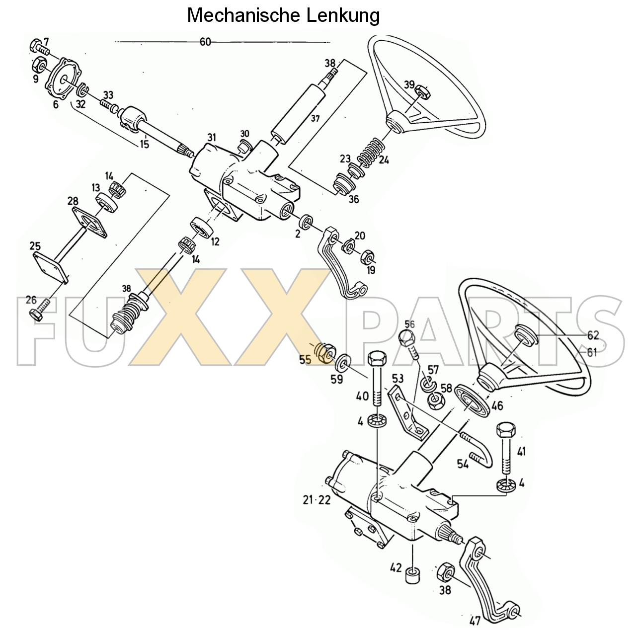 D 5206 Mechanische Lenkung