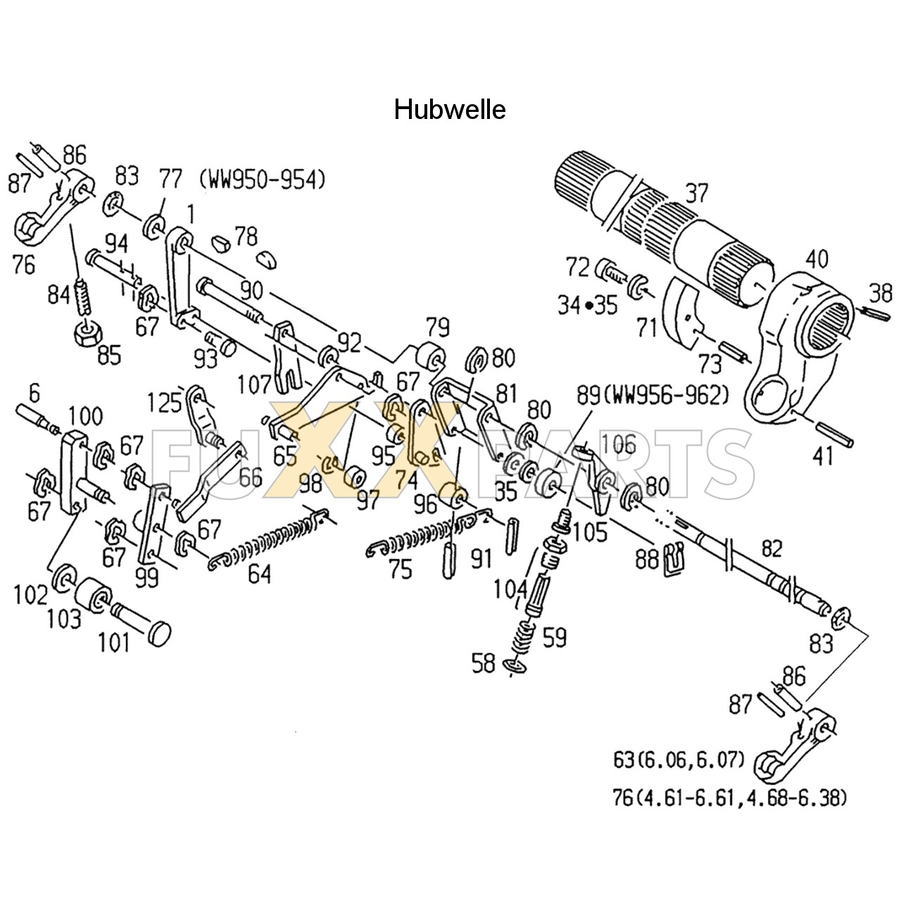 AgroPrima 6.06 Hubwelle