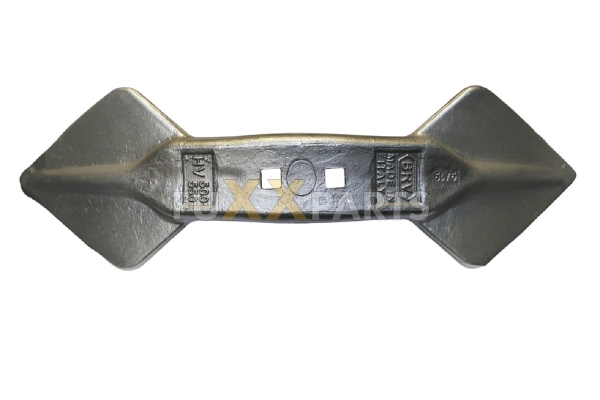 Doppelherzschar 135 mm / 45 mm System Lemken