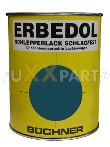 Farbe Erbedol Hanomag blau alt